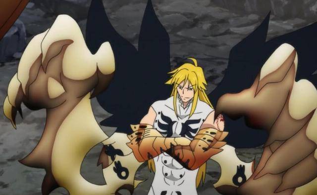 梅利奥达斯成功吸收了戒律,导致魔神王的意志主导梅利奥达斯的身体