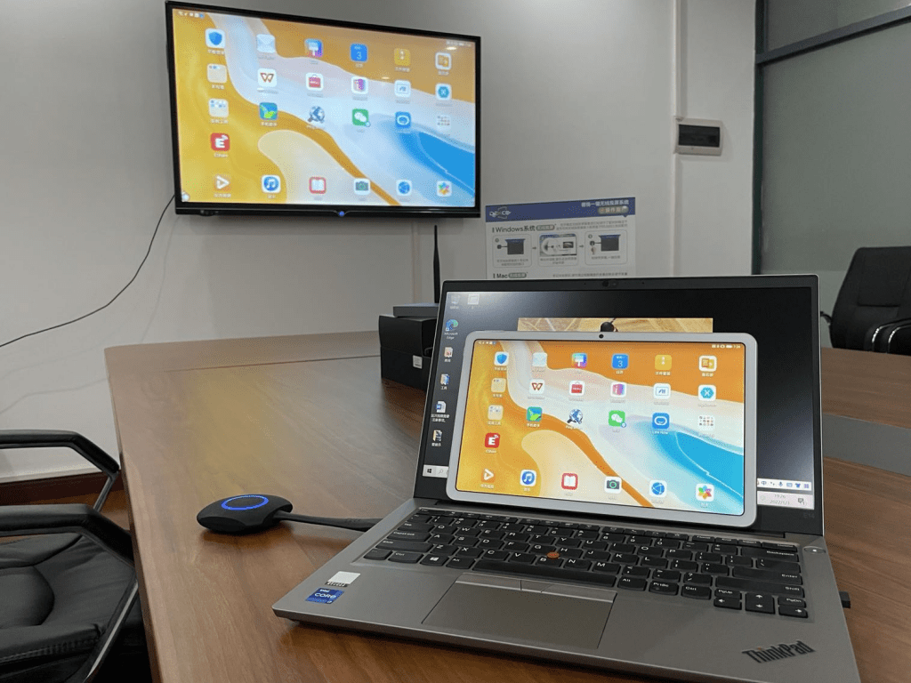 led大屏需要添加什么设备,才能实现华为matepad或荣耀平板的投屏显示