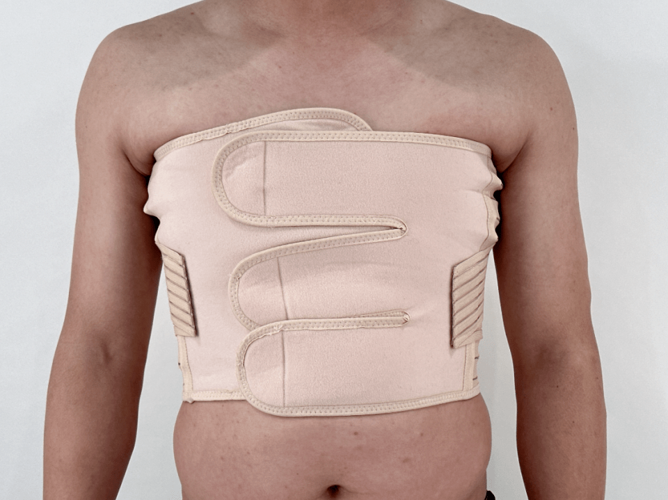 专用胸部固定带的重要性:告别将腹带当作胸部固定工具