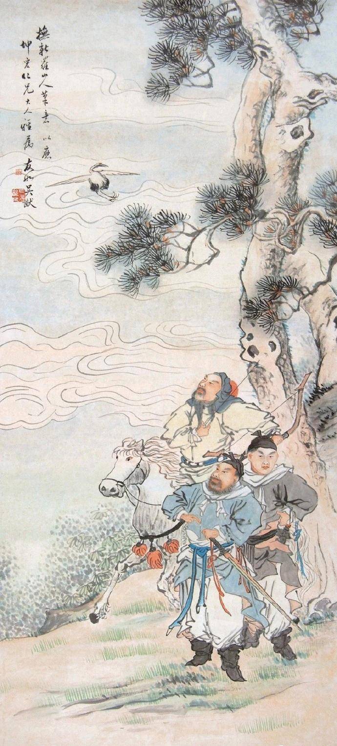 果然是国画大师,清末三绝之一吴友如画的美女,工整雅致笔墨萧逸!