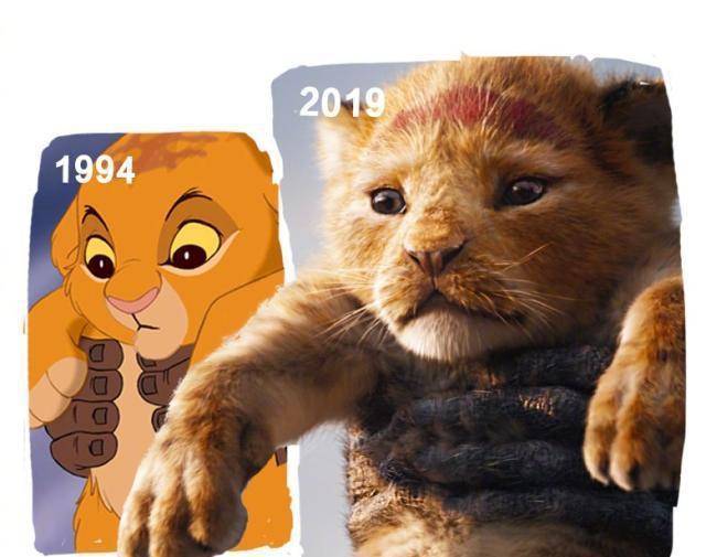 一文看尽《狮子王》真人版与动画版的异同_场景_刀疤_辛巴