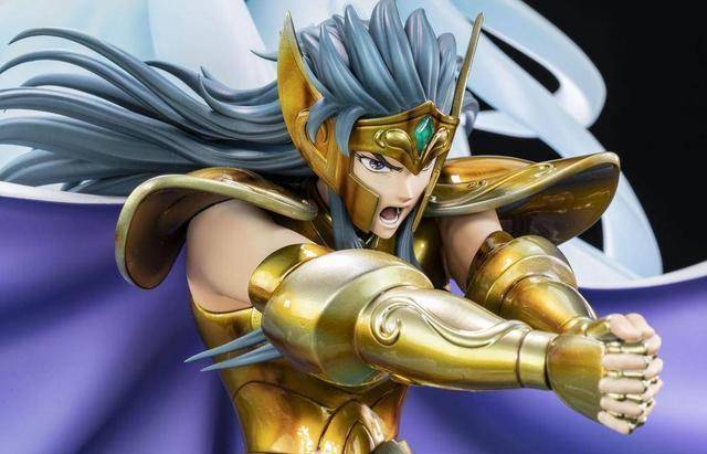 圣斗士:水瓶座卡妙曙光女神之宽恕雕像赏析高达半米土豪专属_绝对零度