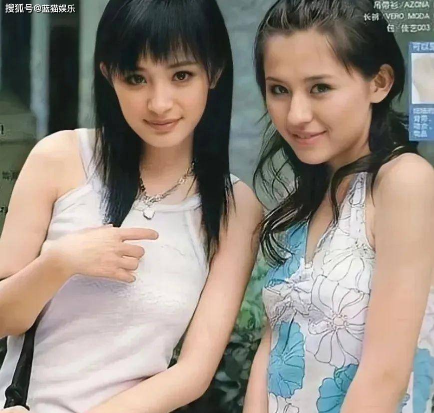 杨幂14岁旧照被曝光,青春期就是小方脸,动没动过一目了然_照片_下颌