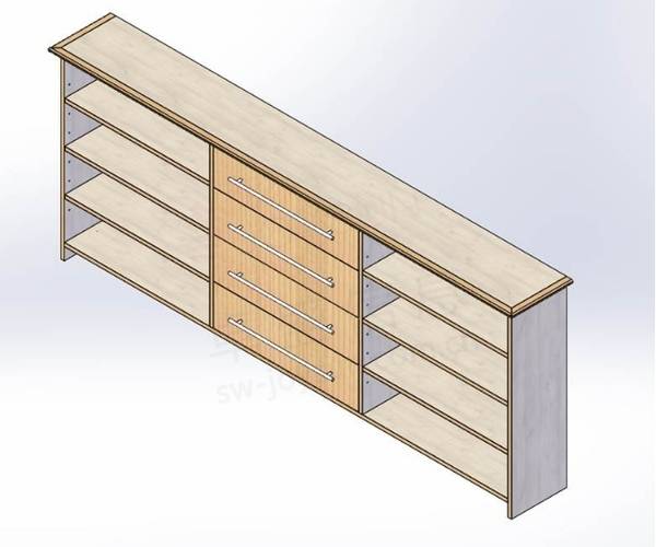 solidworks cad改变木工设计和制造的游戏规则_硬件_模板_抽屉