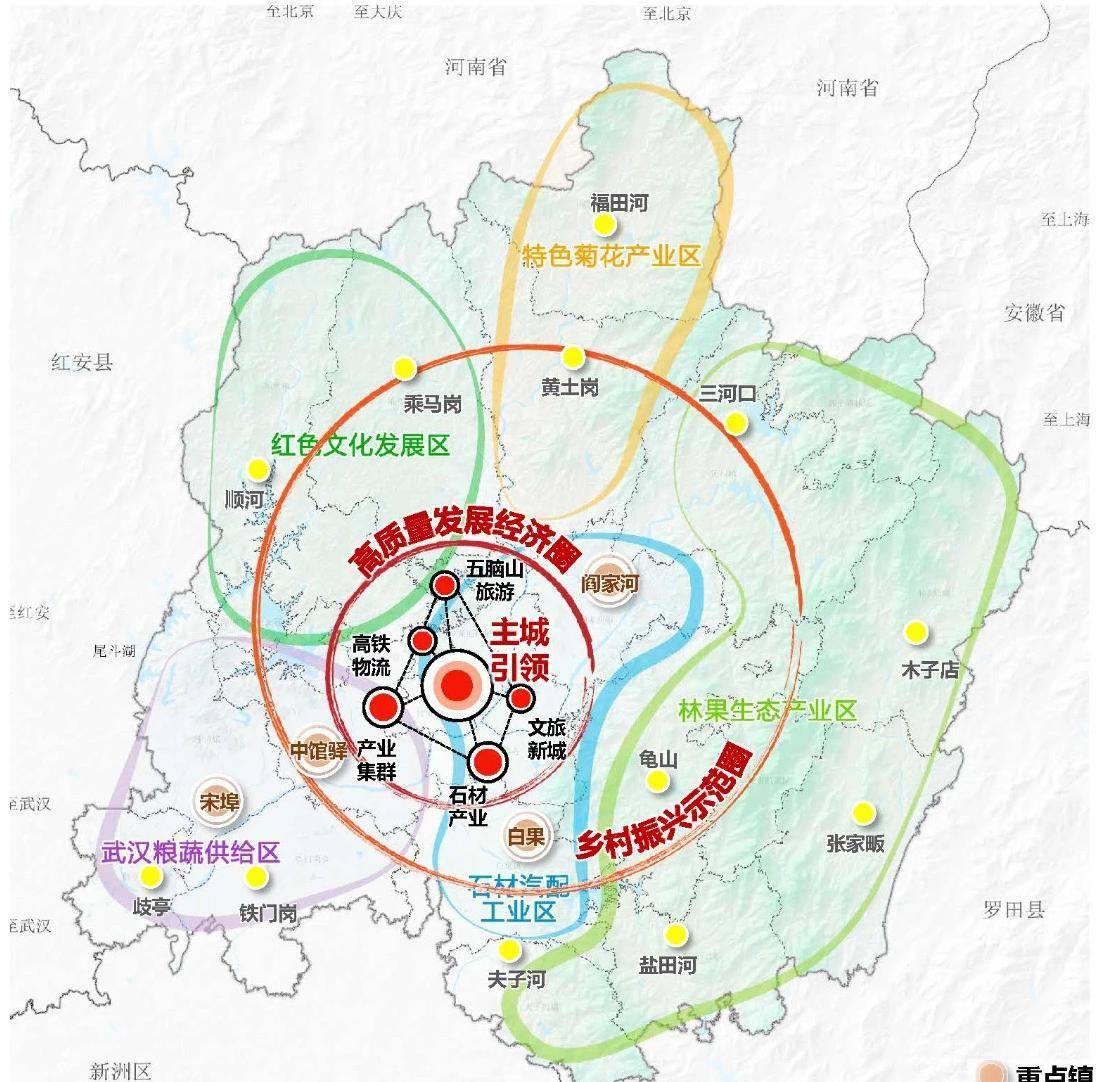 麻城市规划图近期图片