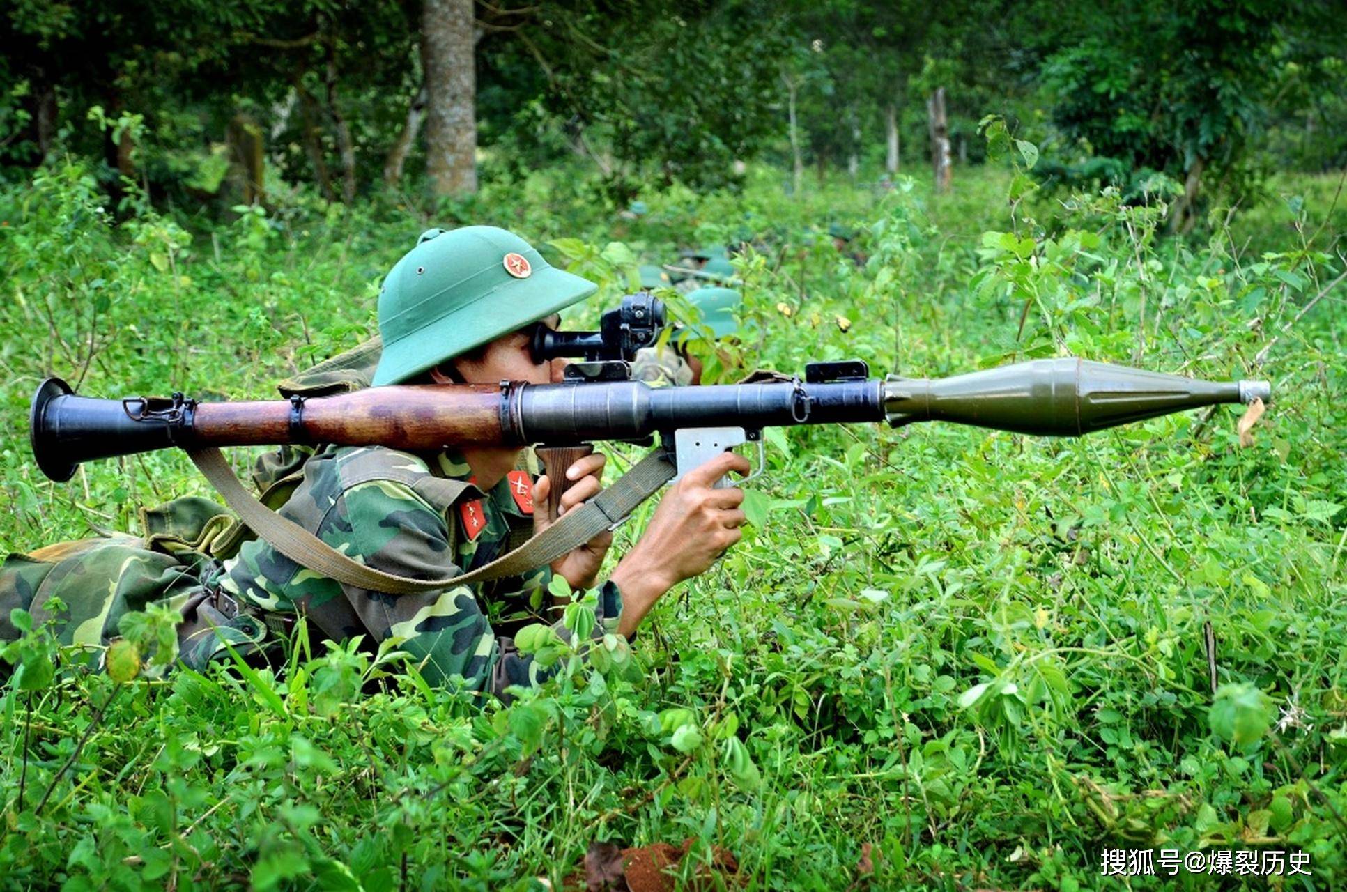 越南步兵手中的重武器:m79榴弹发射器,rpg
