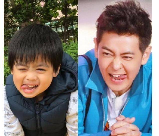 晒和双胞胎儿子的自拍,称三个宝贝里jenson最爱车_林志颖_kimi_凯凯