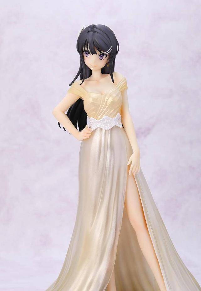 兔女郎学姐:樱岛麻衣礼服手办实物测评值得娶回家的麻衣学姐_衣服