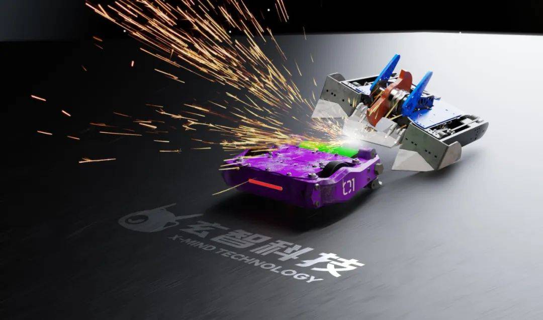 13.6kg量级数智竞技格斗机器人超燃来袭!_科技_赛事_玄智