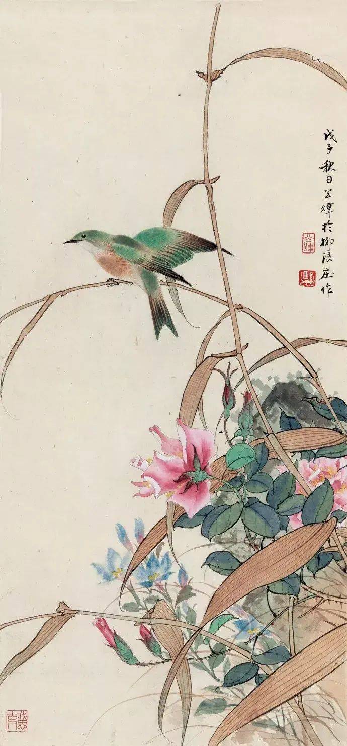 中国美術 花鳥画家 田世光 置物　壁掛け　インテリア 画家】田世光花鸟作品大全- 艺术兴趣