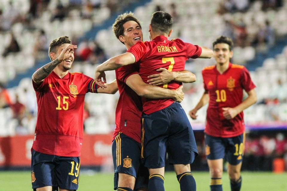 欧青赛:西班牙21vs瑞士21,艰难出线瑞士止步于此?