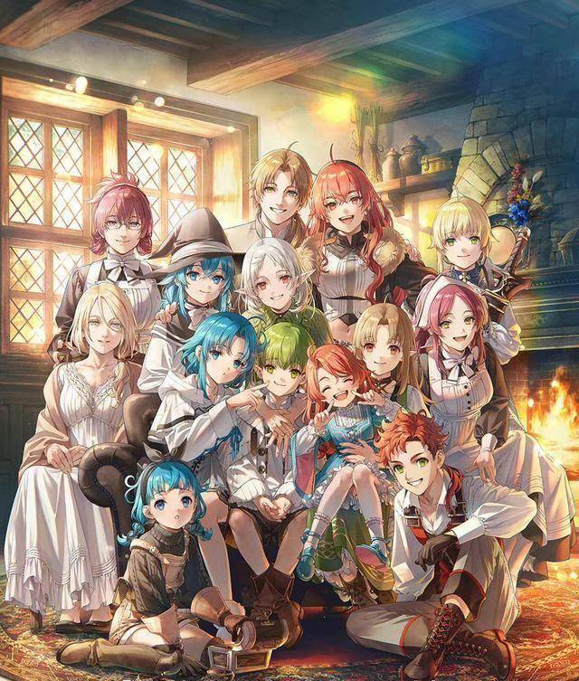 无职转生26完结卷封面公开稀有的全家福子孙满堂的人生赢家鲁迪_保罗