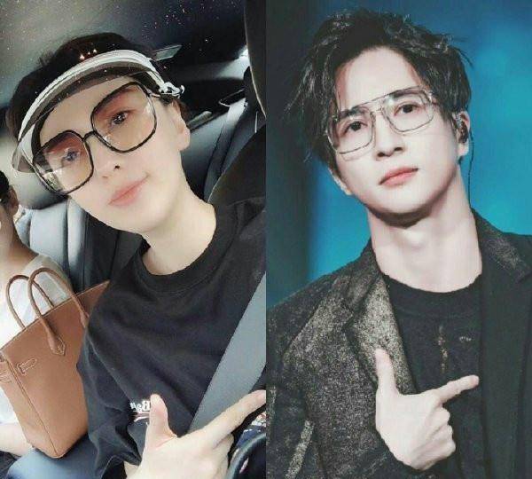 薛之谦高磊鑫罕见合体,穿情侣装在路边摊吃饭,打扮低调一脸甜蜜_形象