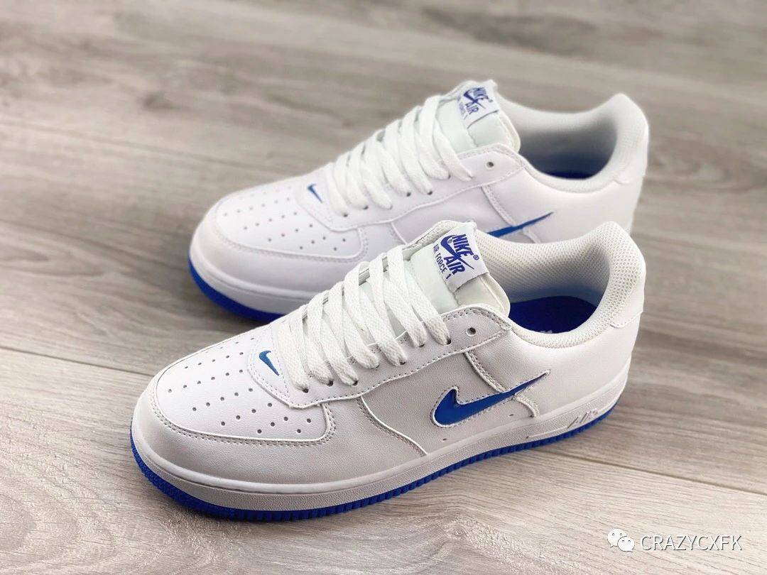 耐克nike air force 1 low royal jewel 果冻钩空军一号低帮运动鞋