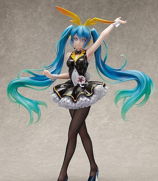 终于等到再版的超大比例初音未来兔女郎手办让粉丝心动的葱娘_模型