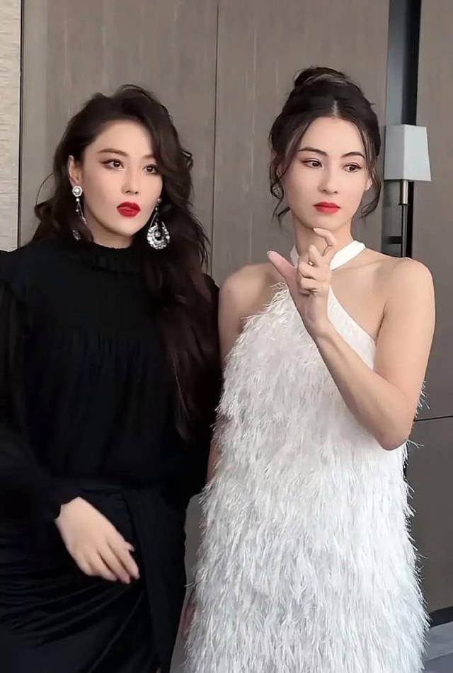 好养眼!张柏芝张馨予同框合影,精致干练又妩媚动人