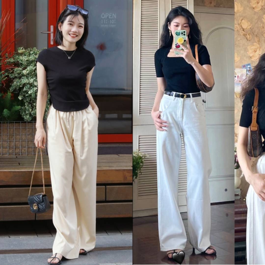 矮个子女生最爱这5条裤子,显高显瘦又好看,夏天穿出高级感_身材_显得