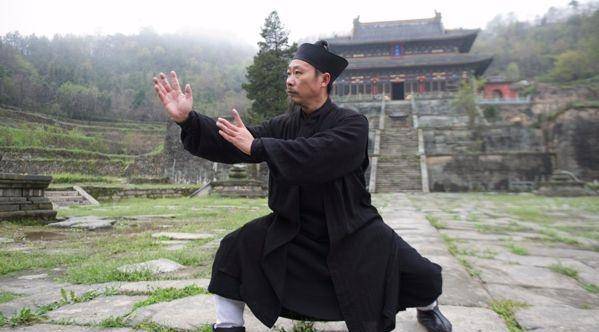 他是武当掌门人,功夫非常牛,首长看后:太极拳很好,大家都要学_钟云龙