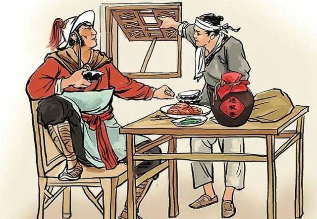 武松打虎之"三碗不过冈",酒家广告词的妙用之处_店家_客人_酒量