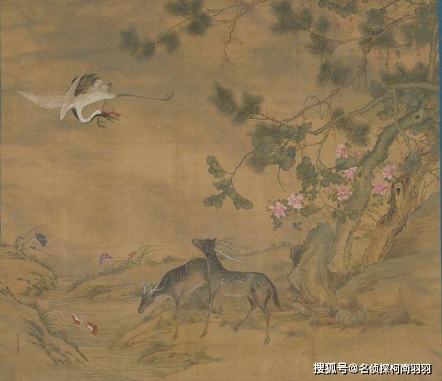 鹿鹤同春