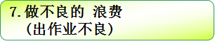 精益管理中的七大浪费与改善对策！