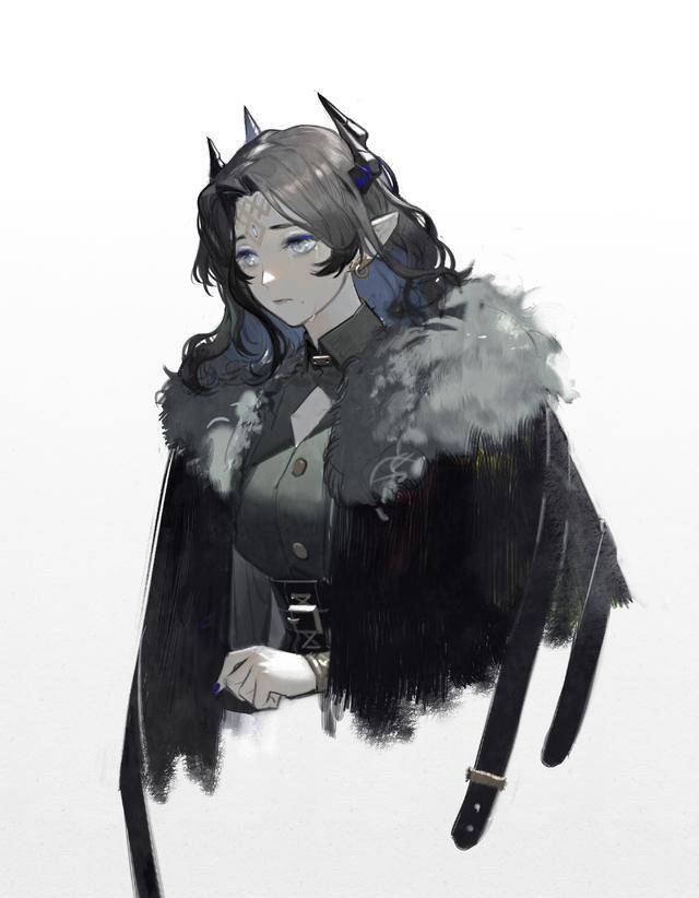 明日方舟新五星干员凛视落地贺图公开岳母气质十足的大姐姐_活动_皮肤