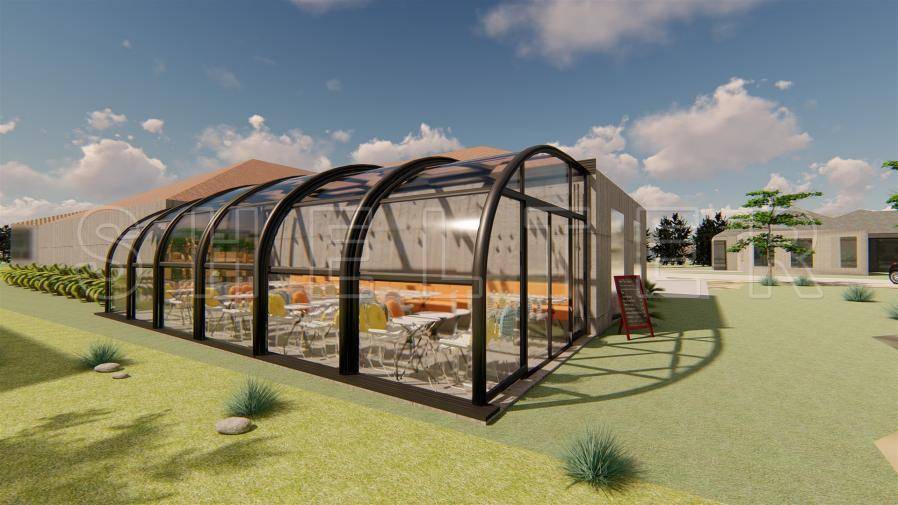 10套弧形移动阳光房设计图,美观大气!_屋顶_赛尔特_团队