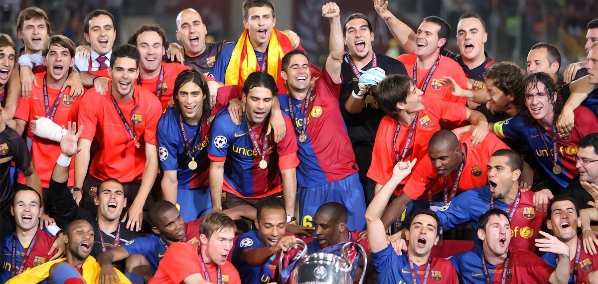 瓜迪奥拉的两支三冠王球队故事-梦三宇宙和瓜氏曼城_巴萨_梅西哈_皇马