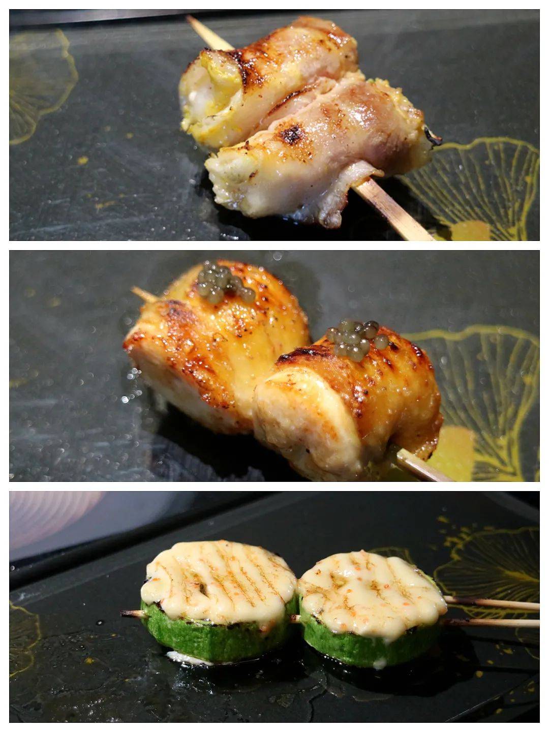 厦门炫酷黑金风格居酒屋,精致日式炭火料理,超带感的聚会圣地_鸡皮