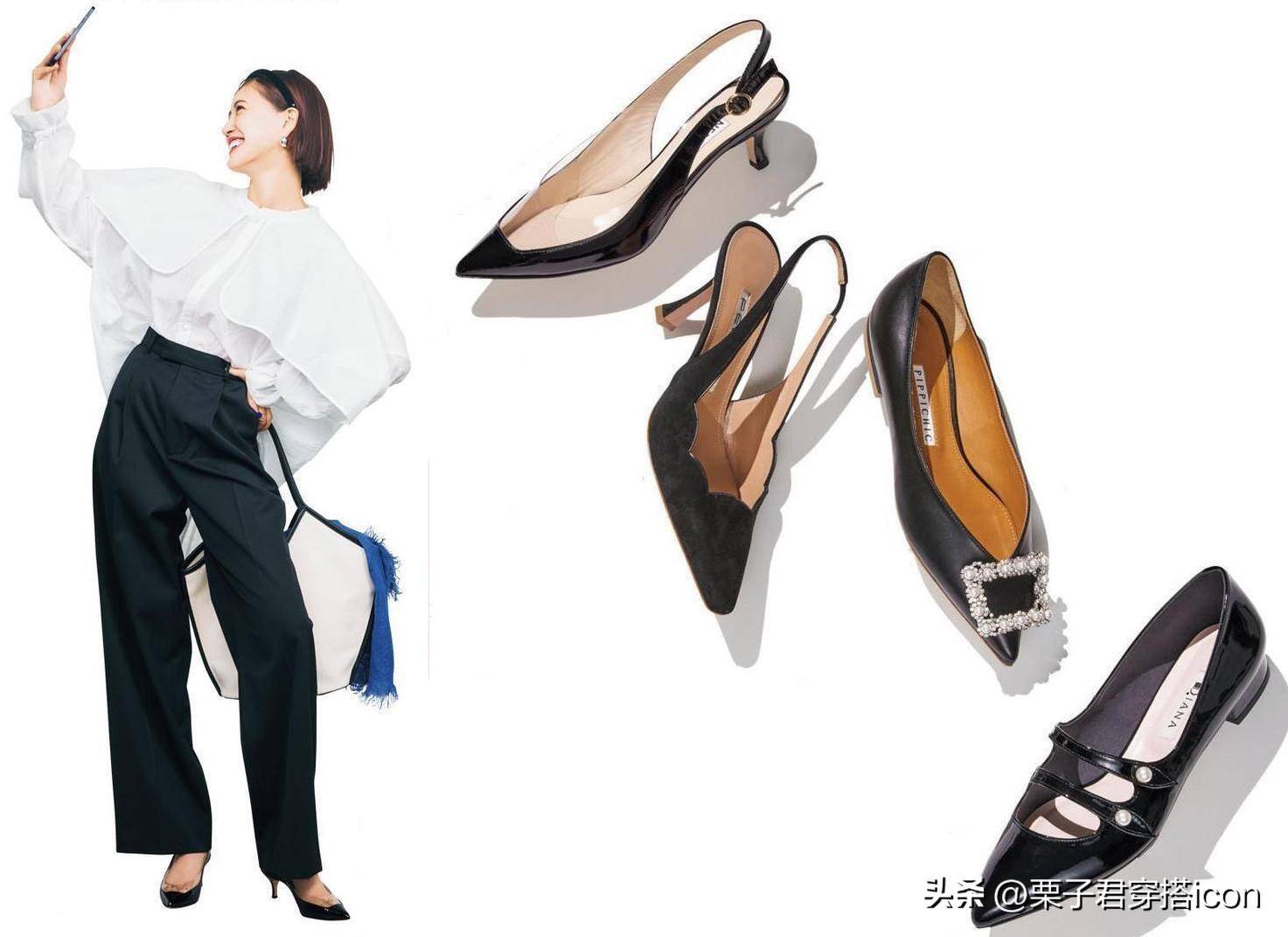 夏日复古风的派系之争:法式优雅美式辣妹,高段位时髦你选哪一个_黑色