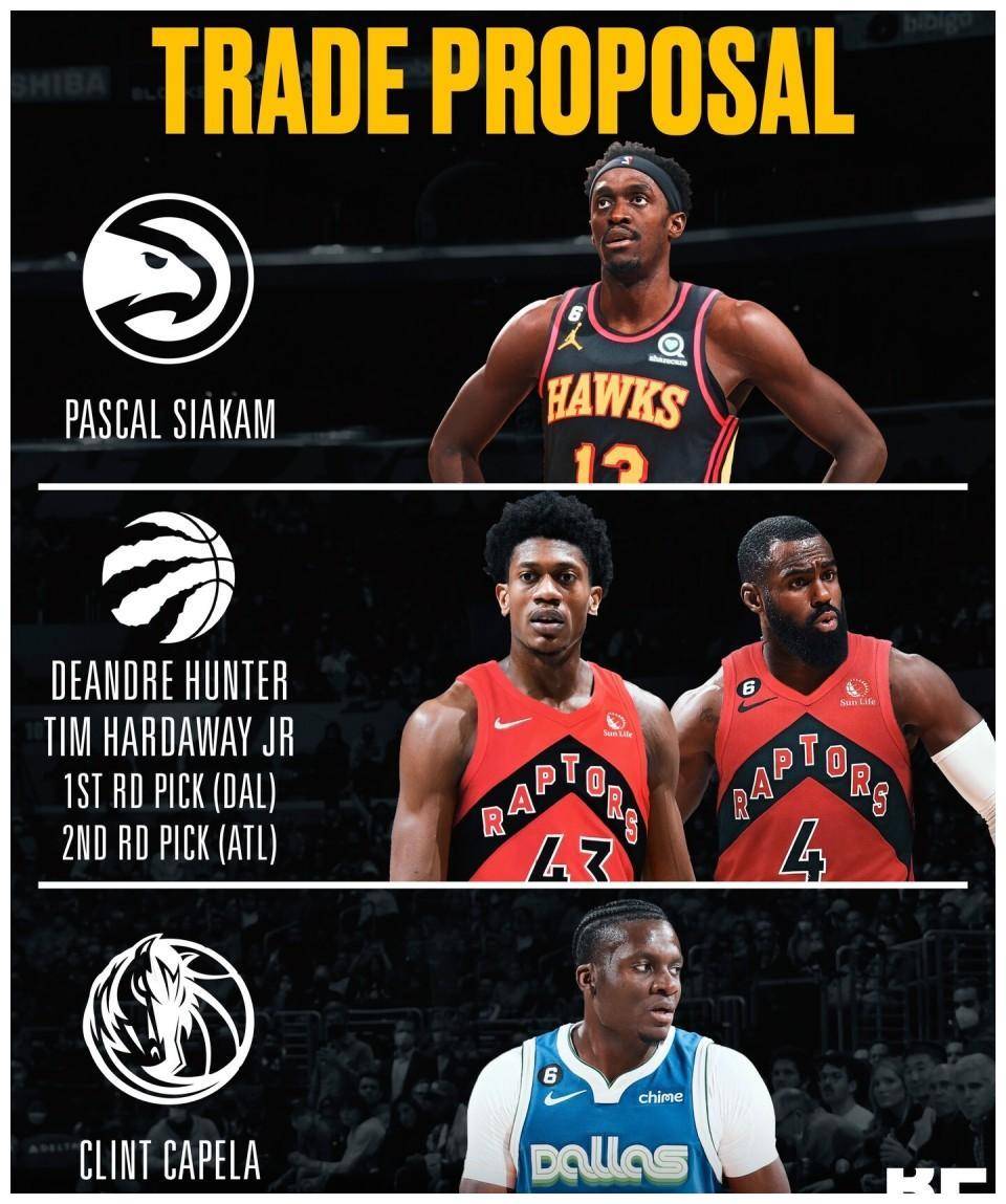 3方4人交易方案出炉:西卡加盟老鹰 卡佩拉辅佐东契奇