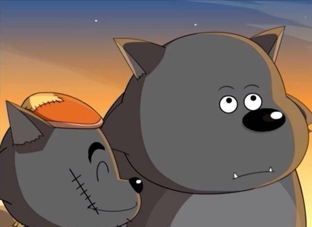 《喜羊羊与灰太狼》初始的灰太狼夫妇像现在这样吗?