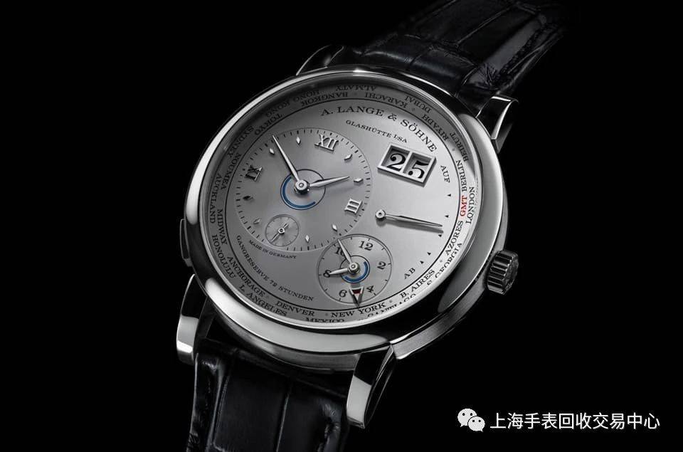 朗格lange 1 time zone两地时间手表新增专卖店限定铂金银灰面_机芯
