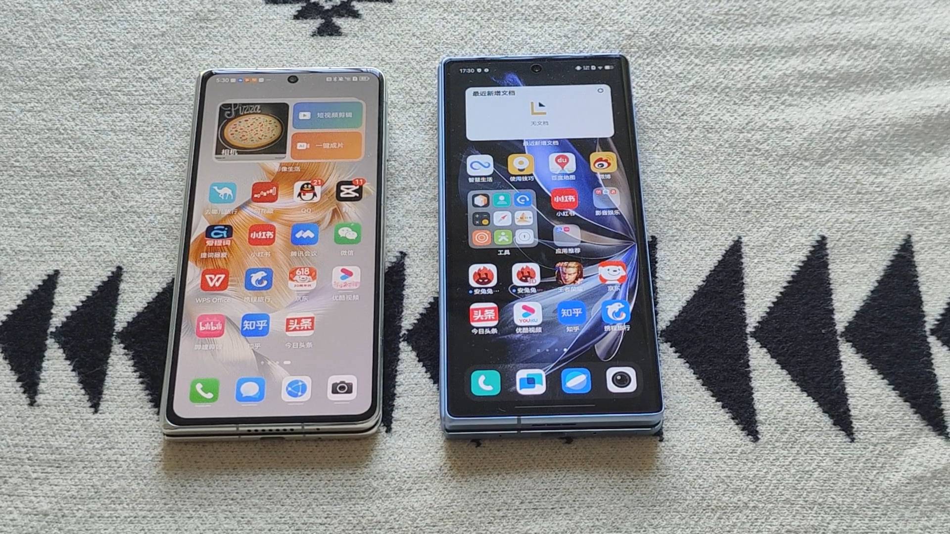 实测:华为matex3 vs vivoxflod2,谁更强?_手机_性能_玻璃