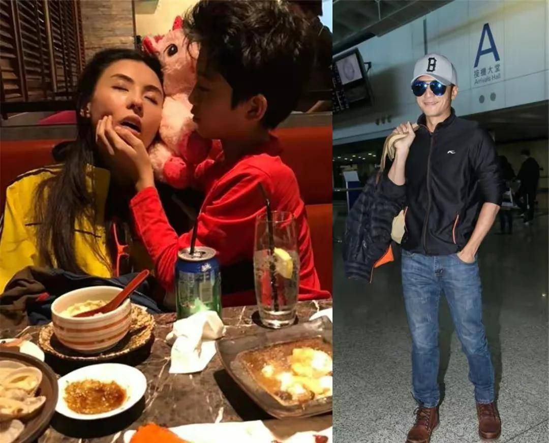 谢振轩跟父亲出门显差劲:脖子前倾,不帮谢霆锋背包,没独立能力_孩子