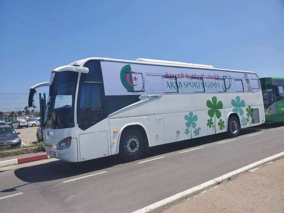 苏州金龙海格客车圆满服务第15届泛阿拉伯运动会_车型_出口_车辆
