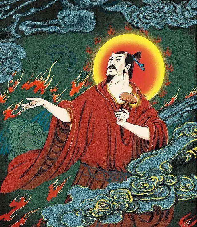 《周礼·天官》认为五帝指:东方青帝灵威仰,南方赤帝赤熛怒,中央黄帝