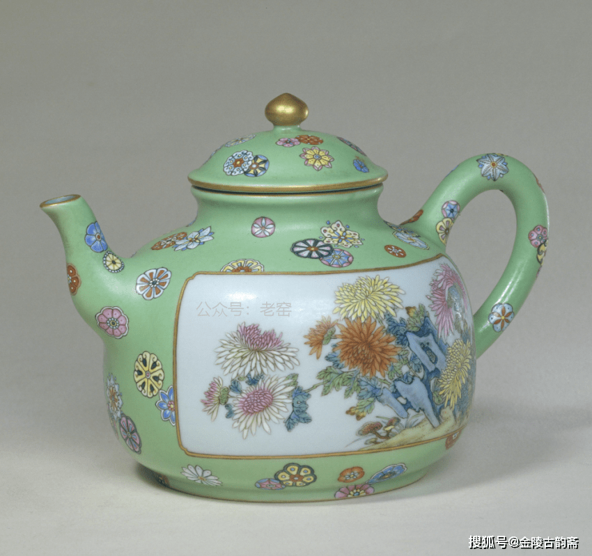 皮球花瓷器鉴赏_花纹_馆藏_乾隆