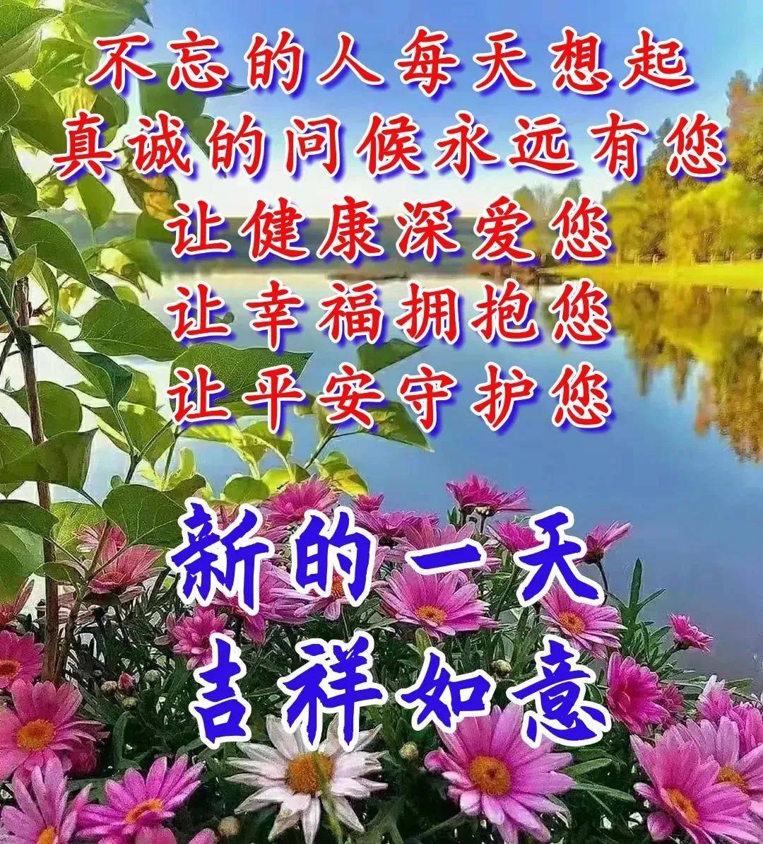 夏天清晨创意漂亮亲人朋友早上好祝福语图片大全免打字 夏日早安问候