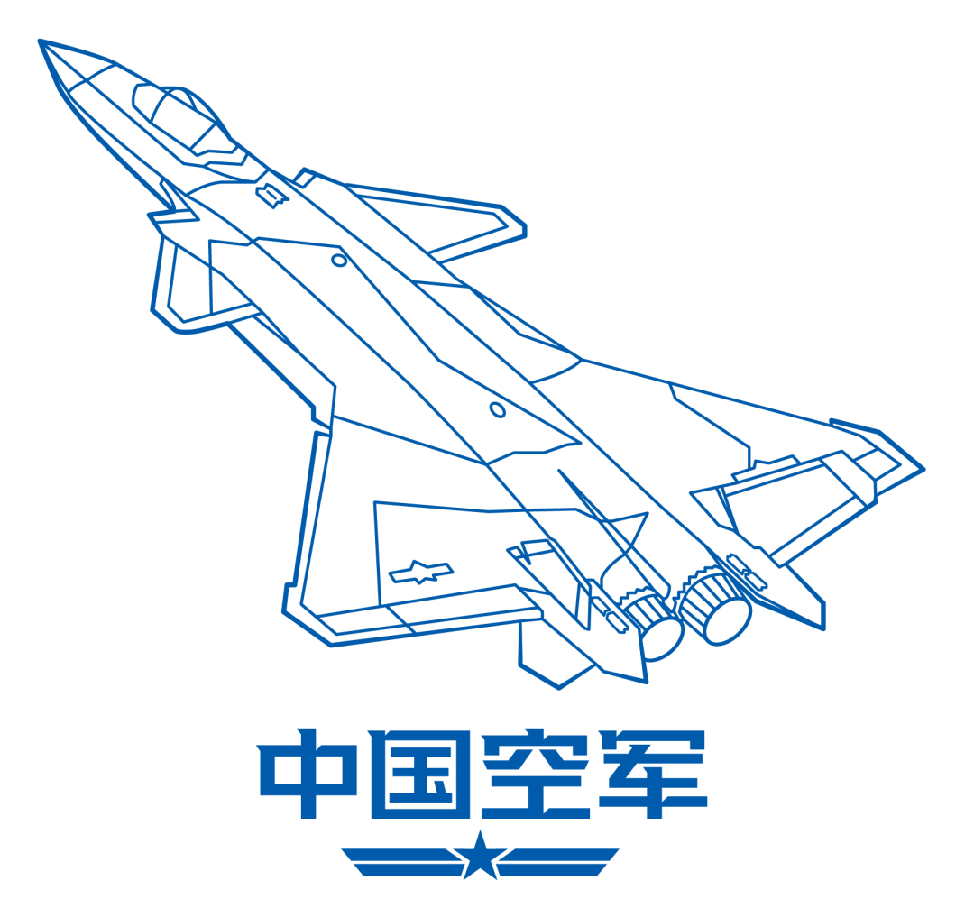 空军服装简笔画图片