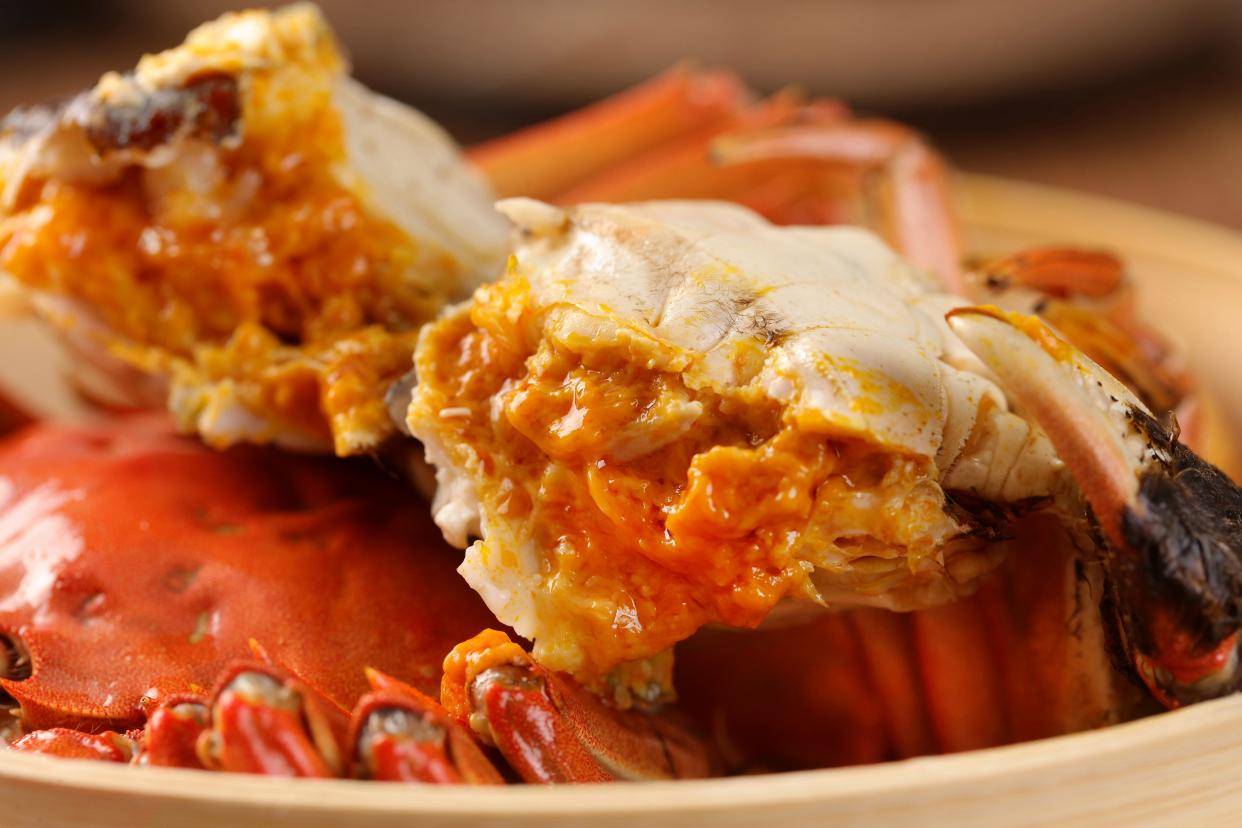 手把蟹肉,巴湖阳澄湖大闸蟹嗨翻你的味蕾节奏_美味_口感_水草