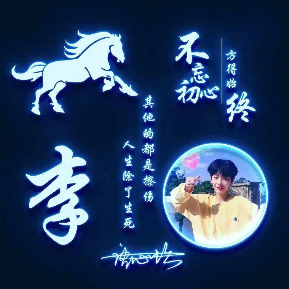 微信头像,姓氏头像,53张拼搏奋斗款个性姓氏头像,你喜欢哪一款?
