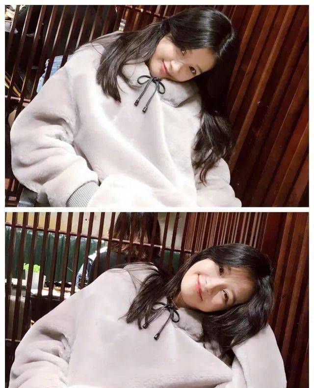 刚生完孩子的孙怡还是一脸的少女,略化淡妆的她比之前怀孕时的素颜