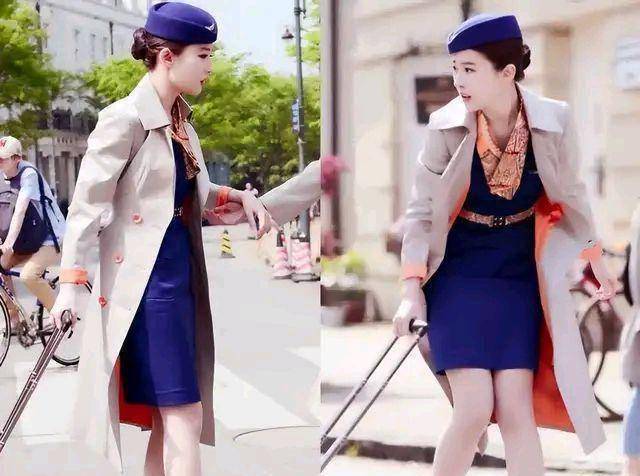 五位美女的"空姐装",王鸥完胜杨幂,不服来辩_刘亦菲_感觉_制服