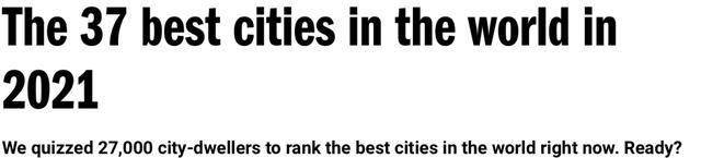 世界城市排行榜_2023全球城市排名榜:中国12城跻身前100,美国20城入围(2)