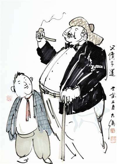 【俗世奇人】查理父子_洋人_长相_飞机的