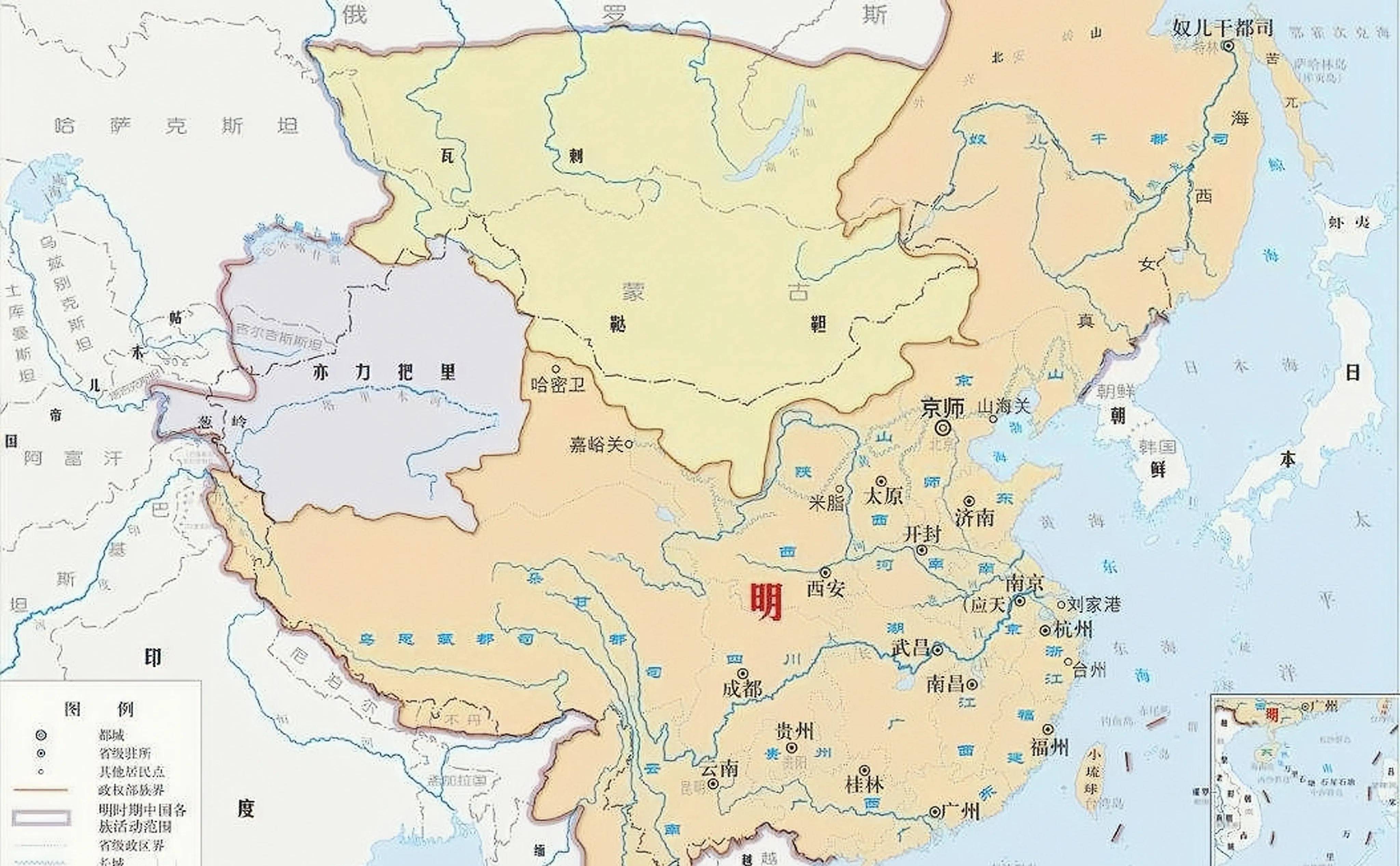 清朝清朝,公元1636年—公元1912年,全盛时期疆域面积约1316万平方千米