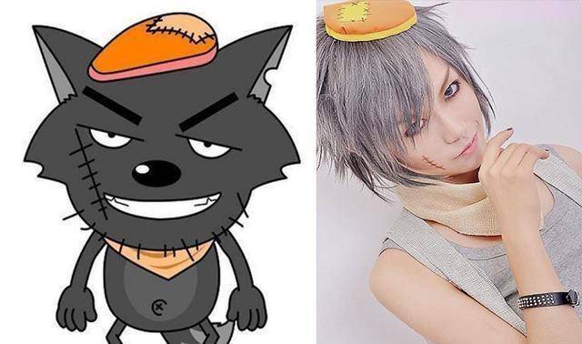 《喜羊羊》被真人cos,美羊羊软萌甜美,看到红太狼是心动的感觉_羊村