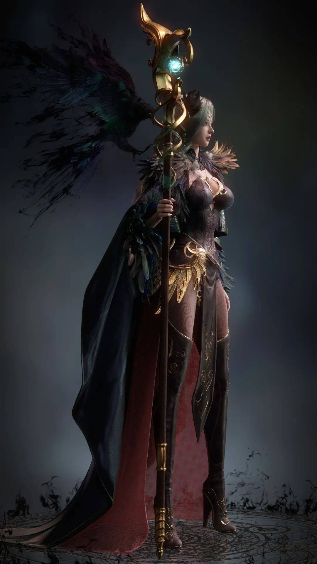 暗黑破坏神4莉莉丝模型公开~细节拉满_角色_hayeon_作品