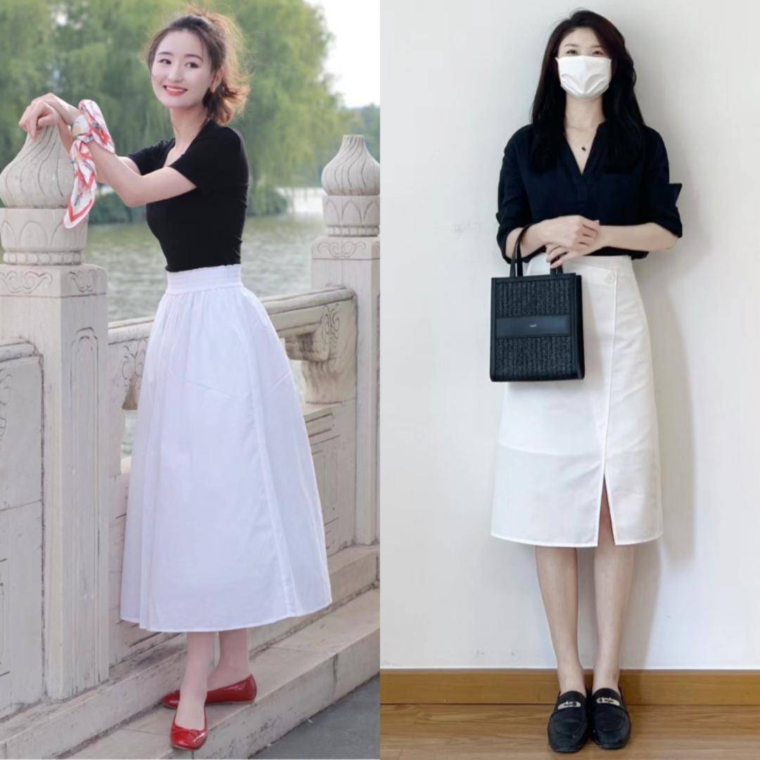 白裙子配什么颜色上衣,白裙子怎么搭配好看,白裙子配什么鞋_白色_时尚
